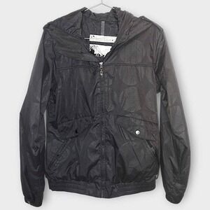 Burton Jacket Black Commuter Fur Zip Men's Sz L Sportswear Snowboard Ski